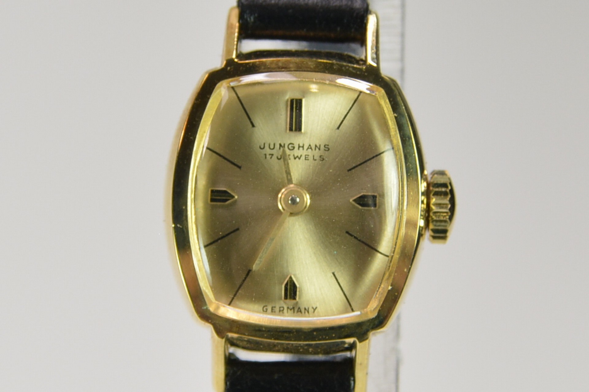 JUNGHANS 17 JEWELS filigrane Damen Armbanduhr Uhr 75/6003 50er NEU NOS